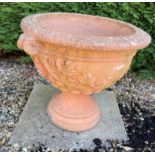 SUBSTANTIAL VINTAGE terracotta STONE EFFECT purchased circa late 1960's dimensions 54cm height x