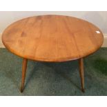 ICONIC ERCOL coffee table with four spindle legs - ERCOL badge underside -( see pic) dimensions