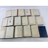 A box of THOMAS NELSON & SONS publisher vintage novels to include SHAKESPEARE & RL STEVENSON etc