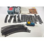 A quantity of used model railway track to include 8 long curved pieces, 3 short curved pieces, 11