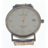 SOVEREIGN HALLMARKED GOLD stamped 375 yellow gold cased vintage wristwatch - gross weight 14.15g