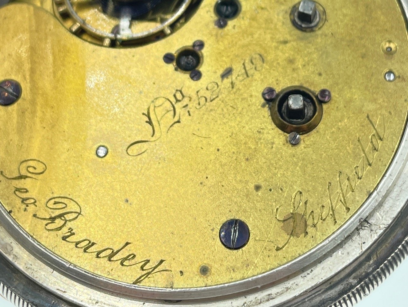 A MARINE CHRONOGRAPH WATCH with key, hallmarked Chester 1885, face measures 6.50cm, gross weight - Image 11 of 28