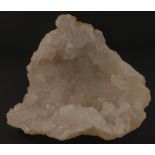 A large piece of quartz rock crystal approx 19x15cm