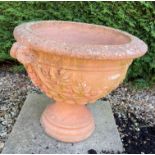 SUBSTANTIAL VINTAGE terracotta STONE EFFECT purchased circa late 1960's dimensions 54cm height x