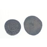 ANCIENT ENGLISH HAMMERED Cnut, penny, short cross type 19-20mm diameter slightly uneven hammered
