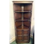 ERCOL corner cabinet ( ERCOL label has since been removed see pic) - dimensions 2ft wide x 2ft