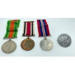 A grouping of medals awarded to Charles Dobbie of the Lancashire Special Constabulary to include