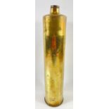 A TRENCH ART shell flask 1915, with design of a Scottish soldier also a French soldier