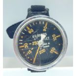 A vintage US NAVY DIVER'S depth watch
