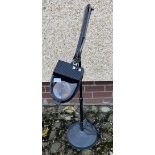A large angle poise style CRAFT LAMP in black finish - cost Â£200 new!!