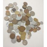 A collection of antique Continental coins to include Malta, Israel, Italy, Singapore, Yugoslavia
