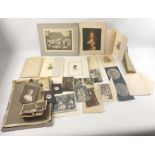 A collection of c1900 photographs and letters from The Liddel family amongst other extended family