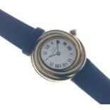 FABULOUS Must de Cartier PL 25586 Vermeil gold plated ladies wrist watch - QUARTZ movement -