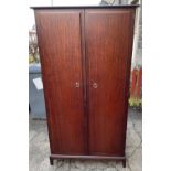 A STAG ROBIST wardrobe with fitted drawer compartments and shelves - dimensions 6ft tall x 3ft