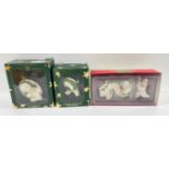 A collection of QUALITY XMAS TREE DECORATION boxed ornaments to include a 'Hanging around for the