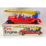 Casdon boxed plastic fire engine