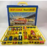 A rare treat - a vintage MATCHBOX SUPERFAST COLLECTORS' CARRYING CASE designed to safely store 48