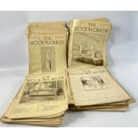 A collection of THE WOODWORKER paper catalogues c1920's quantity 40 approx