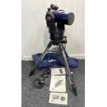 A MEADE ETX SERIES TELESCOPE complete with #884 DeLuxe Field Tripod: Optical Tube appx 13cmD x