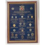 Framed Coin Set - Last 1000 Years Coin Collection (Hammered etc
