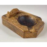 Highly collectable - a vintage ROBERT MOUSEMAN THOMPSON ASHTRAY 10cm long, in used condition