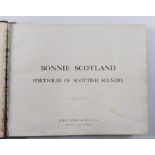 VINTAGE BOOK 'BONNIE SCOTLAND' - Portfolio of Scottish Scenery published by John Leng & Co London