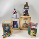 A Collection of (All in Original boxes) Xmas decorations to include a Candle House, A Hallmark