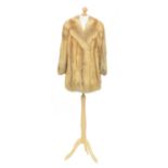 A fox fur coat,