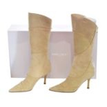 A pair of Jimmy Choo heeled boots,