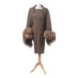 A wool dress by Gai Mattiolo,