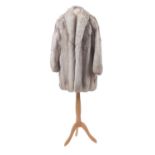 A fox fur coat,