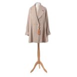 A wool coat by Fendi,