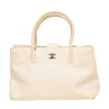 A Chanel Cerf Tote Shoulder Bag,