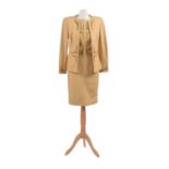 A Max Mara leather three piece set,