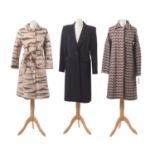 Three designer coats,