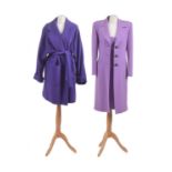 Two designer coats,