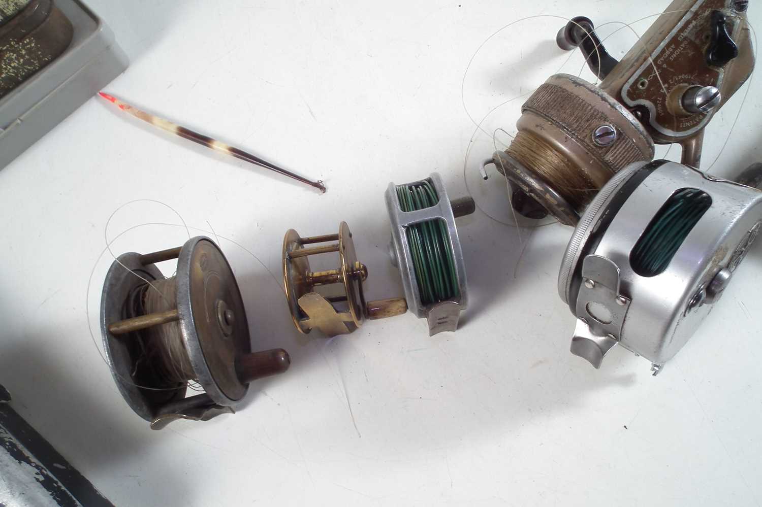 Two Hardy reels and related fishing vintage tackle - Image 15 of 21