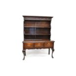 Early 20th century stained oak dresser