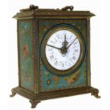 Early 20th-century French tabletop alarm clock