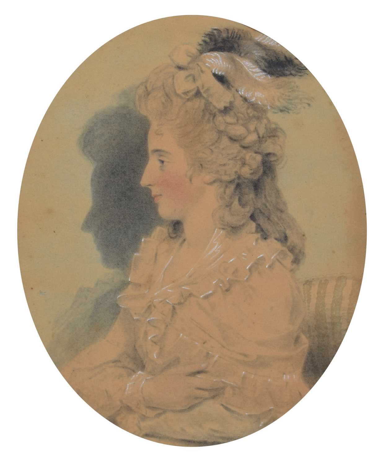 English School (18th/19th century) Portrait of the Honourable Diana Walpole, neé Grosset