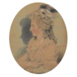 English School (18th/19th century) Portrait of the Honourable Diana Walpole, neé Grosset