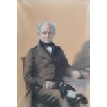 John Lamont Brodie (British fl.1834-1881) Portrait of Mr. William Martin (1779-1869)