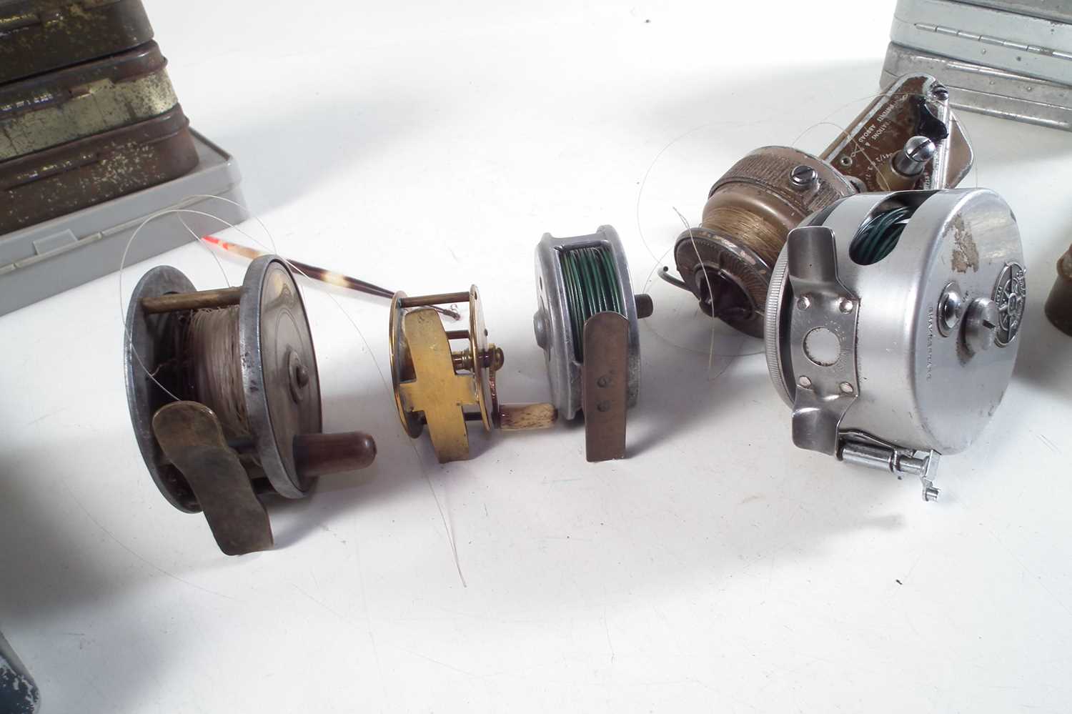 Two Hardy reels and related fishing vintage tackle - Image 16 of 21