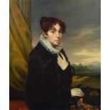 British School (19th century) Portrait of Miss Cuningham of Cairncurran
