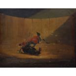 J. Sporrett (19th century) Cockfighting scenes