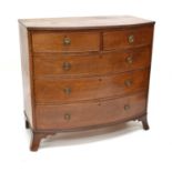 George III mahogany chest of drawers