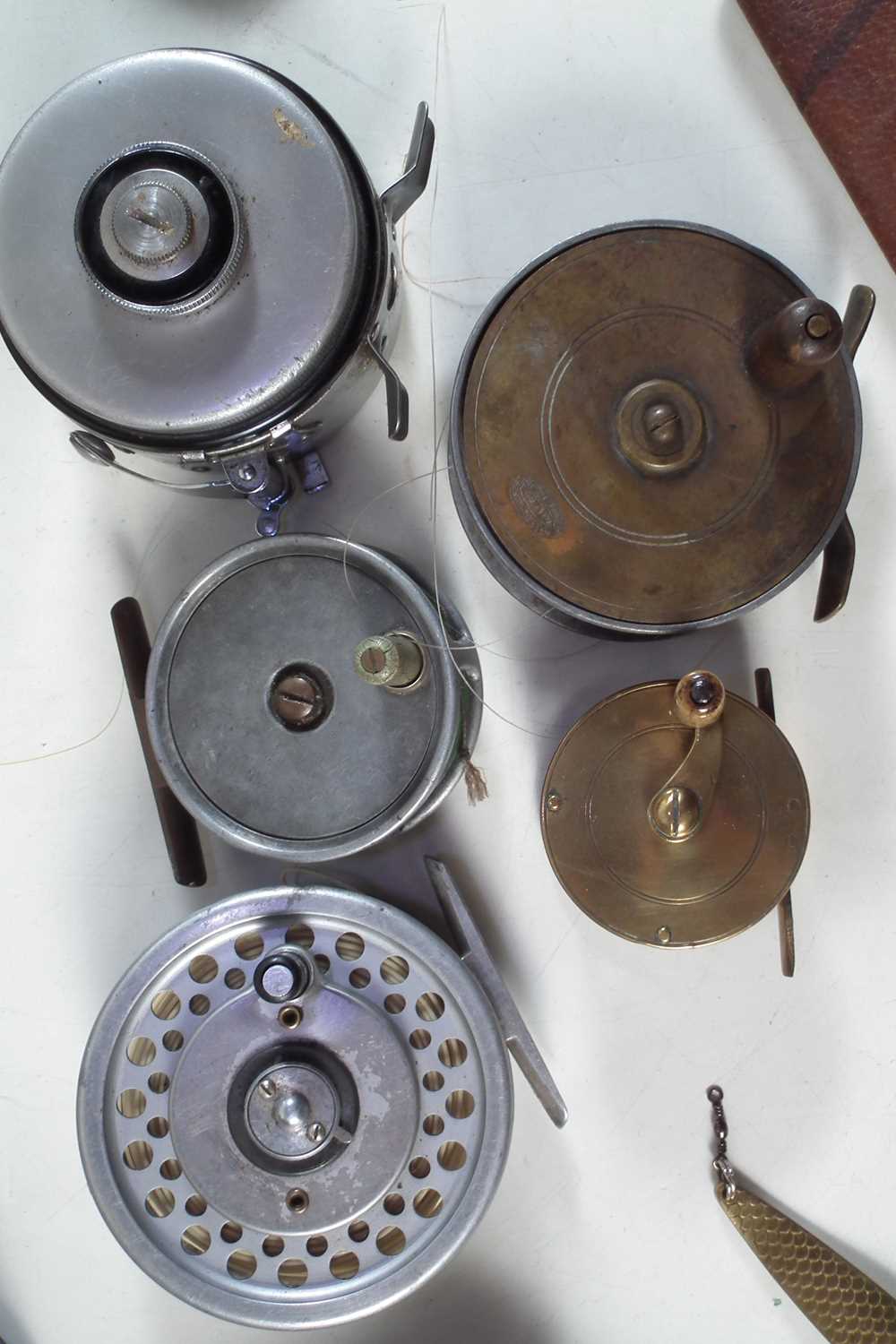 Two Hardy reels and related fishing vintage tackle - Image 2 of 21