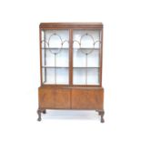 Edwardian mahogany display cabinet