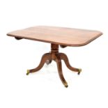 Regency mahogany breakfast table