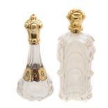 Two scent bottles,